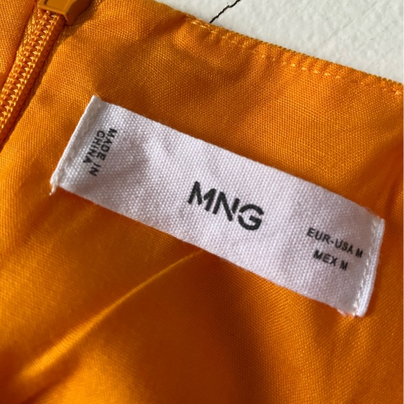 Mango Crossover Top in Orange size Medium - Picture 3 of 6